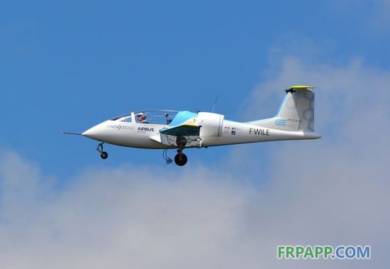 空中客车公司展示全电动飞机