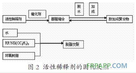 图2 活性稀释剂的固化反应