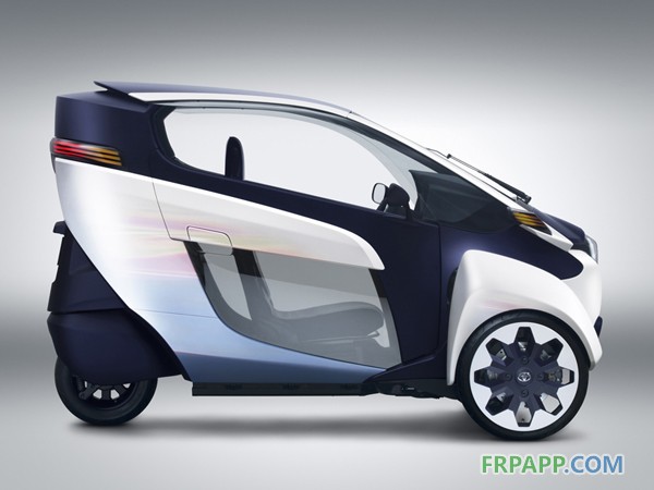 新一代代步工具：丰田i-Road三轮纯电动概念车