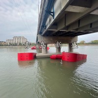 新盛箱型等截面自浮式FRP防撞圈 品质桥梁防撞块