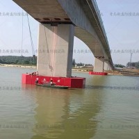 新盛制造自浮式钢覆复合水上桥墩保护防撞设施