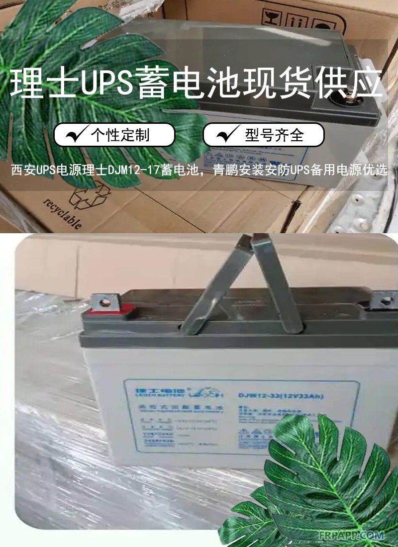 西安UPS电源理士DJM12-17蓄电池，安防UPS备用电源优选型号8