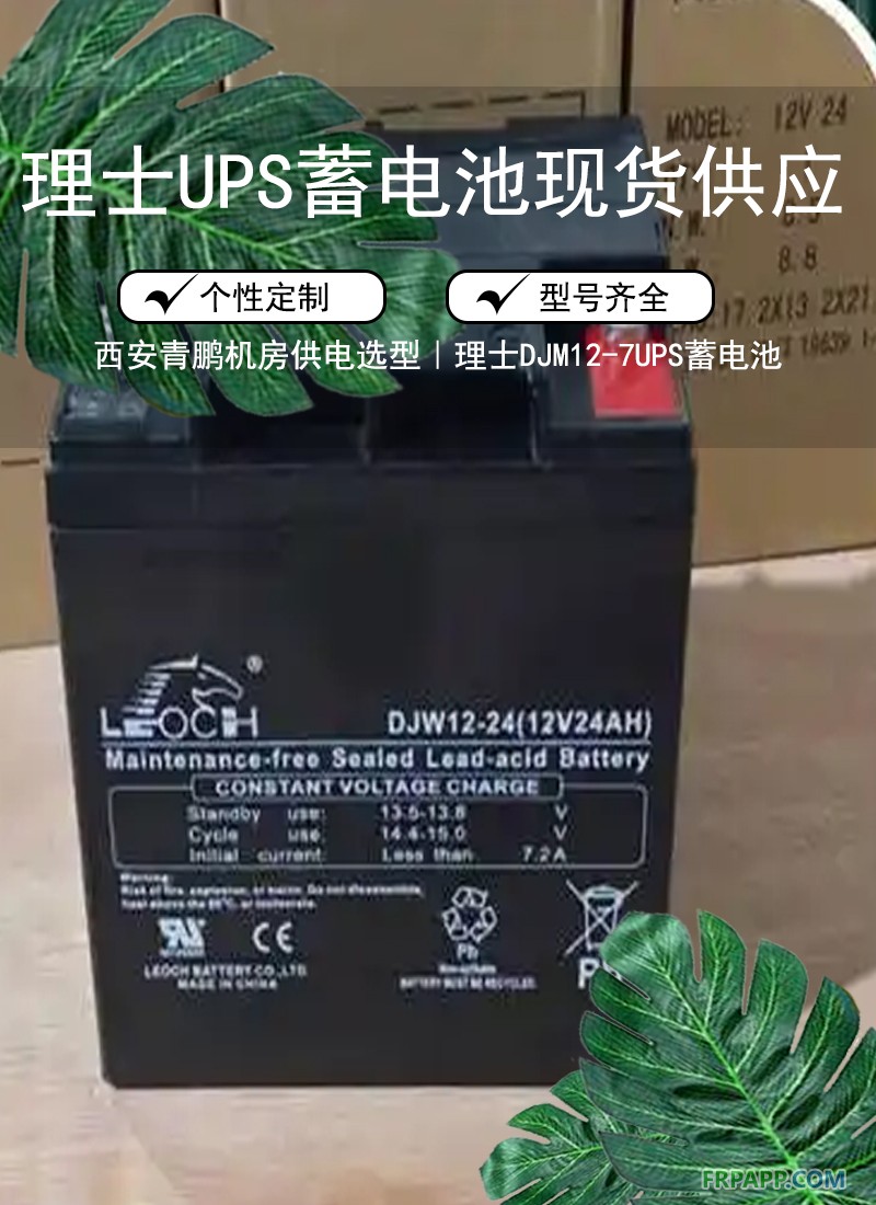 3.陕西工程配套理士DJM12-24铅酸UPS蓄电池现货供应