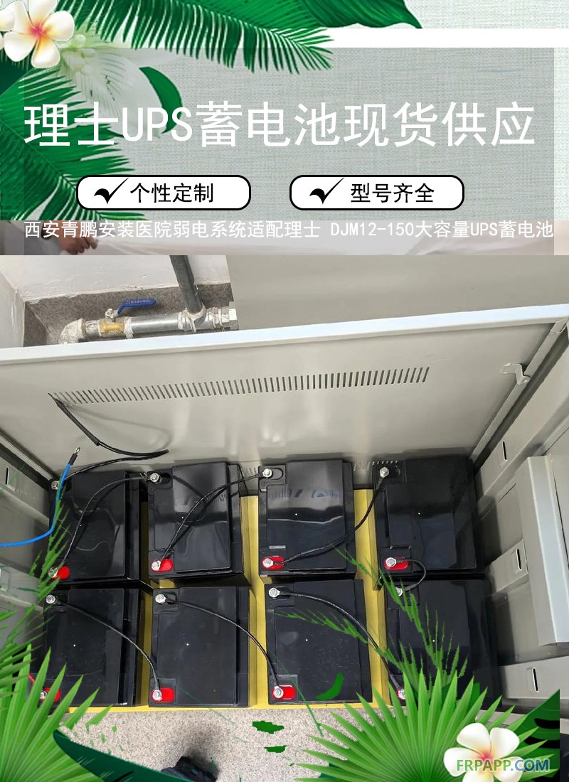 8.西安医院弱电系统适配理士 DJM12-150大容量UPS蓄电池4
