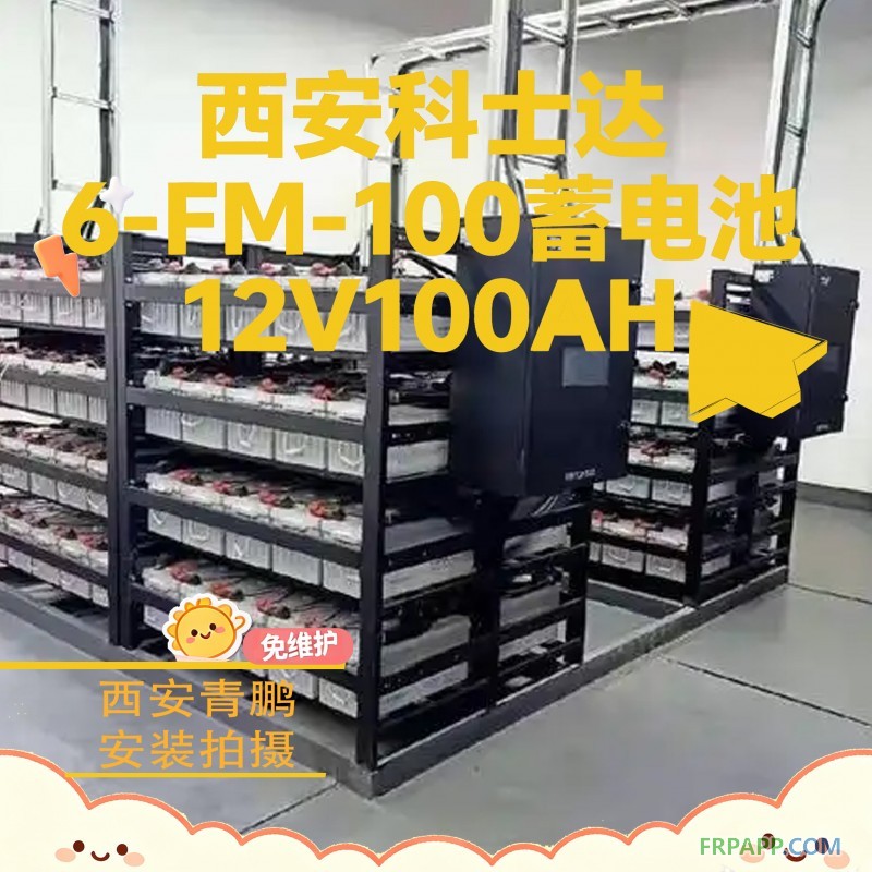 6西安科士达6-FM-100蓄电池12V100AH4