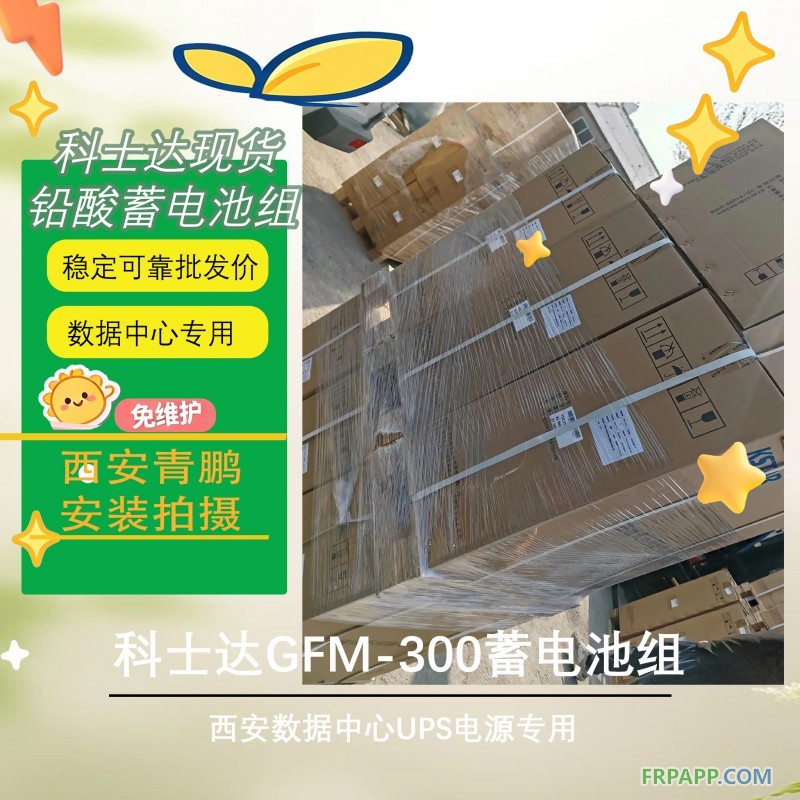 12西安数据中心UPS电源科士达GFM-300蓄电池组1