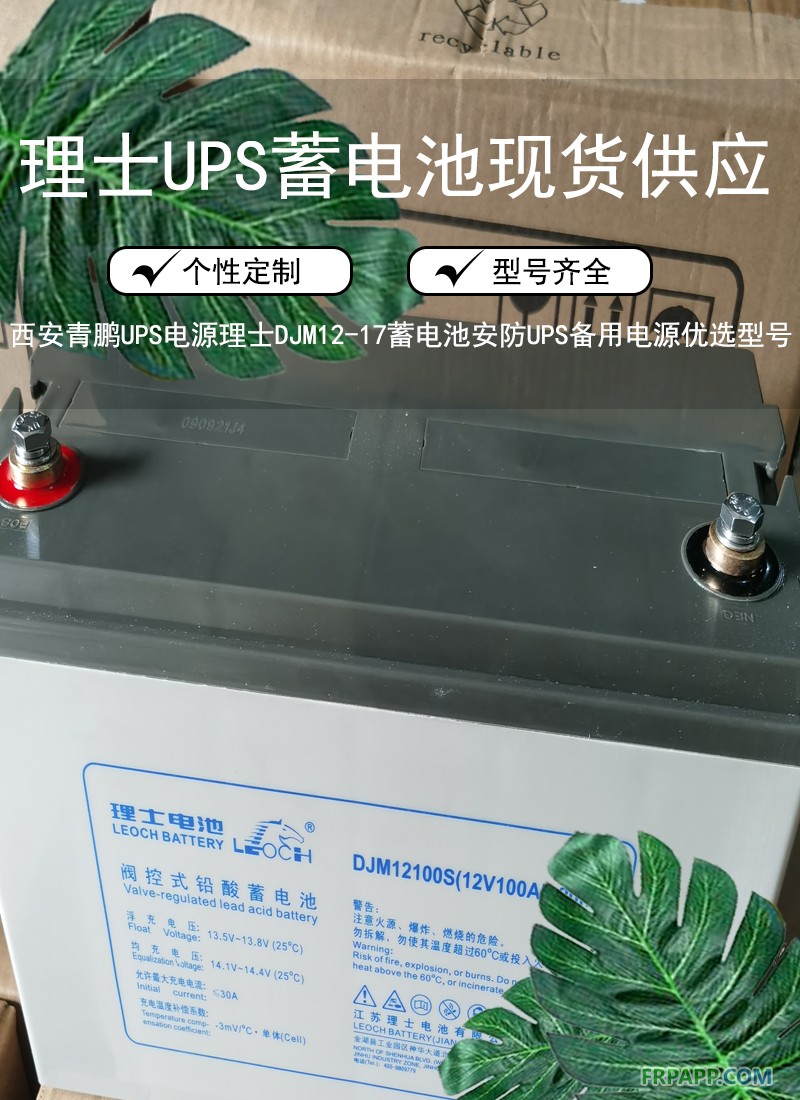 2.西安UPS电源理士DJM12-17蓄电池,安防UPS备用电源优选型号2